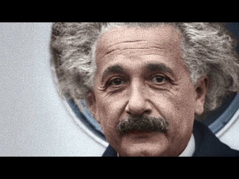 Albert Einstein na úchvatných kolorovaných snímcích