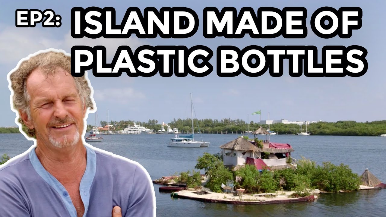 Ostrov z plastových lahví
